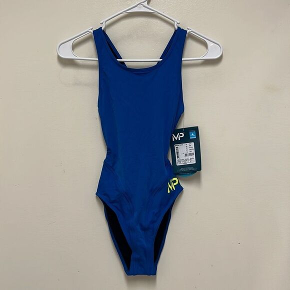 Michael Phelps Blue Comp Swimsuit - Picture 1 of 4